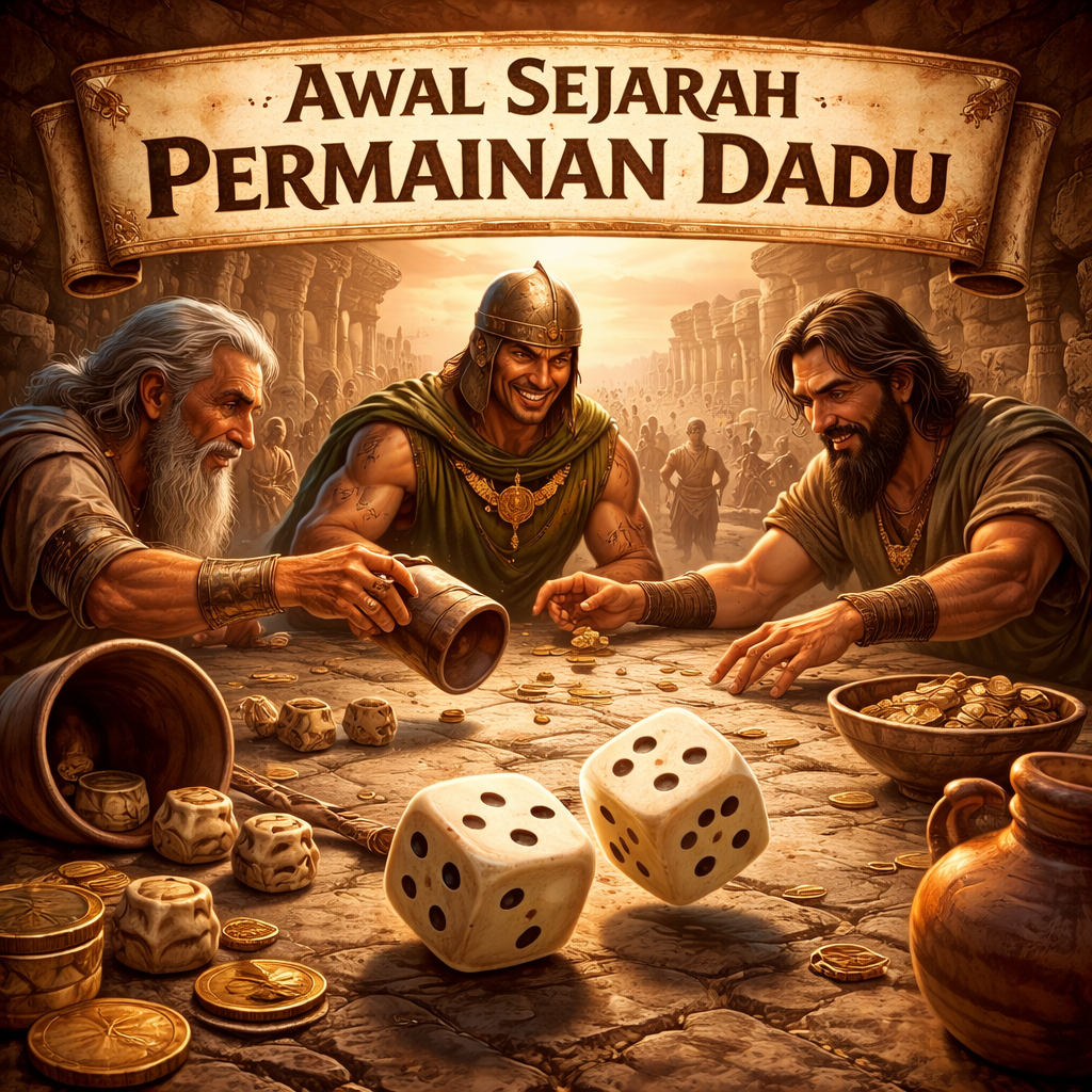 Awal sejarah permainan dadu terbentuk dari alat undian kuno hingga jadi hiburan populer. Kenali asal-usul, bahan, dan perannya di permainan modern.